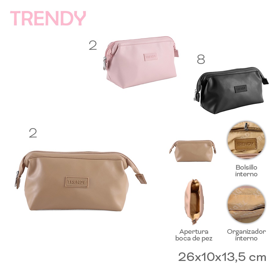Portacosmetico Trendy Varios Colores 29342