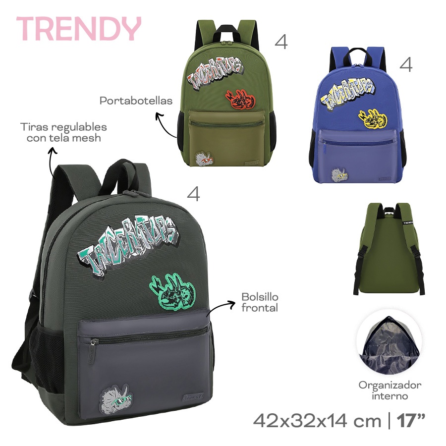 Mochila Trendy Varios Colores 30173