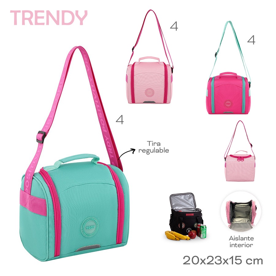 Lunchera Trendy Varios Colores 30178