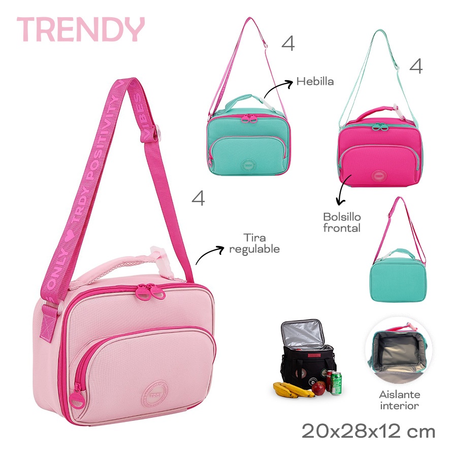 Lunchera Trendy Varios Colores 30181