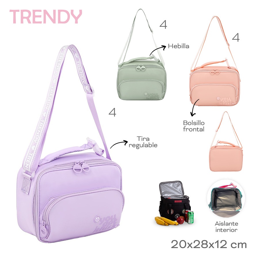 Lunchera Trendy Varios Colores 30182