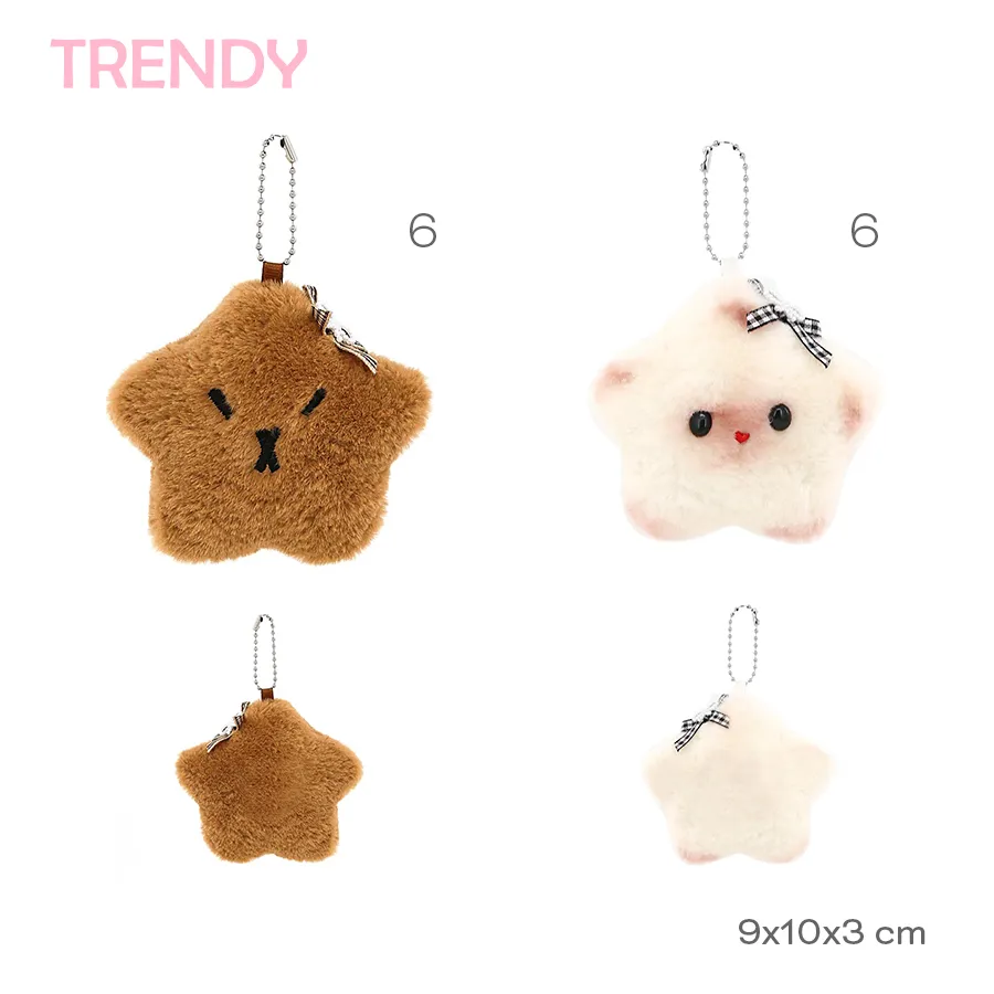 Llavero De Peluche Trendy Varios Colores 30497