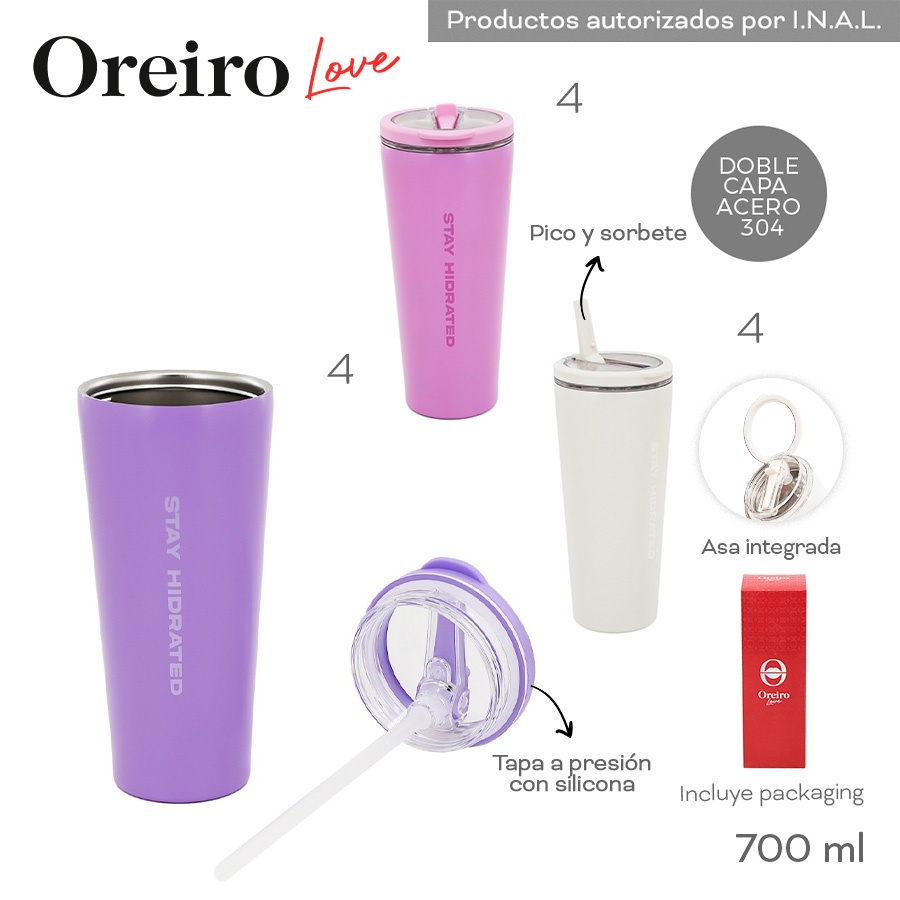 Vaso Termico Oreiro Varios Colores 30509