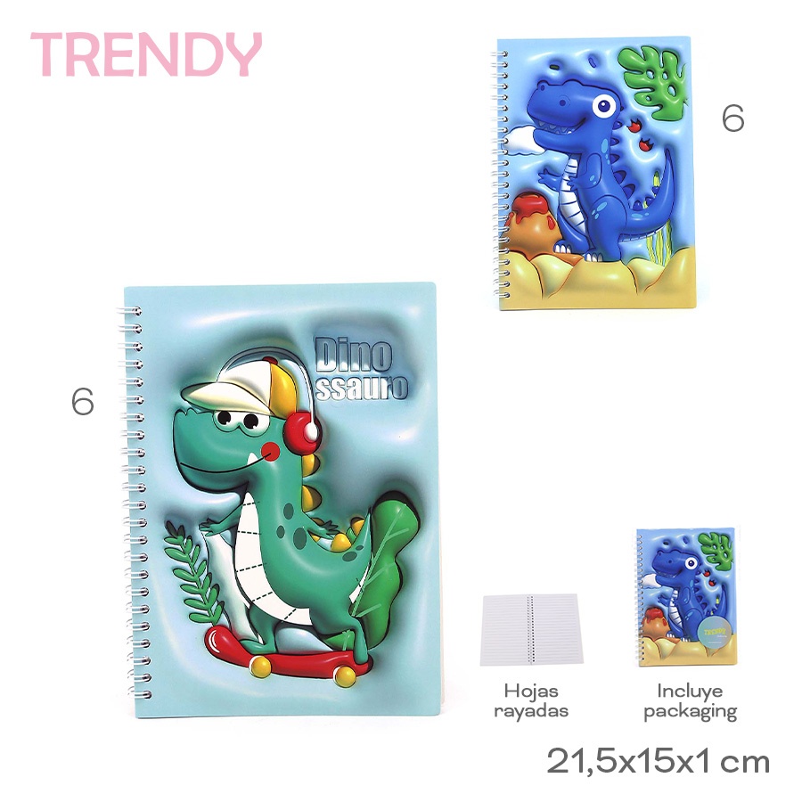 Cuaderno Trendy Varios Colores 30596