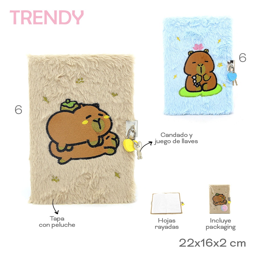 Diario Intimo Trendy Varios Colores 30660