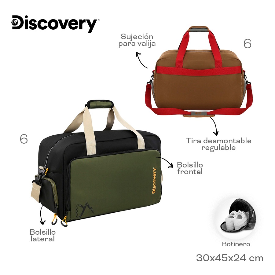 Bolso Discovery Varios Colores 30826