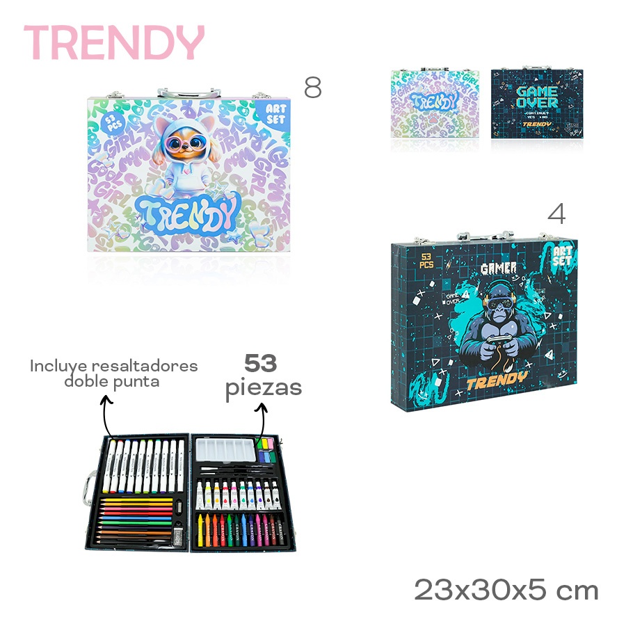 Set Arte Trendy Varios Colores 31017