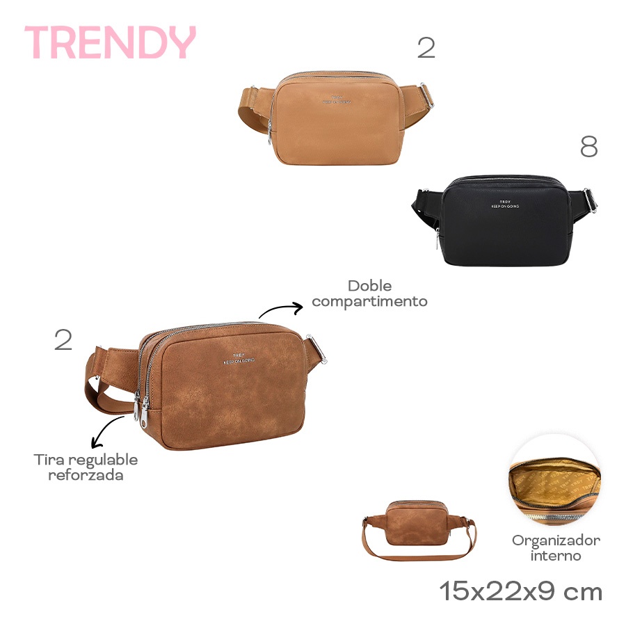 Riñonera Trendy Varios Colores 31048