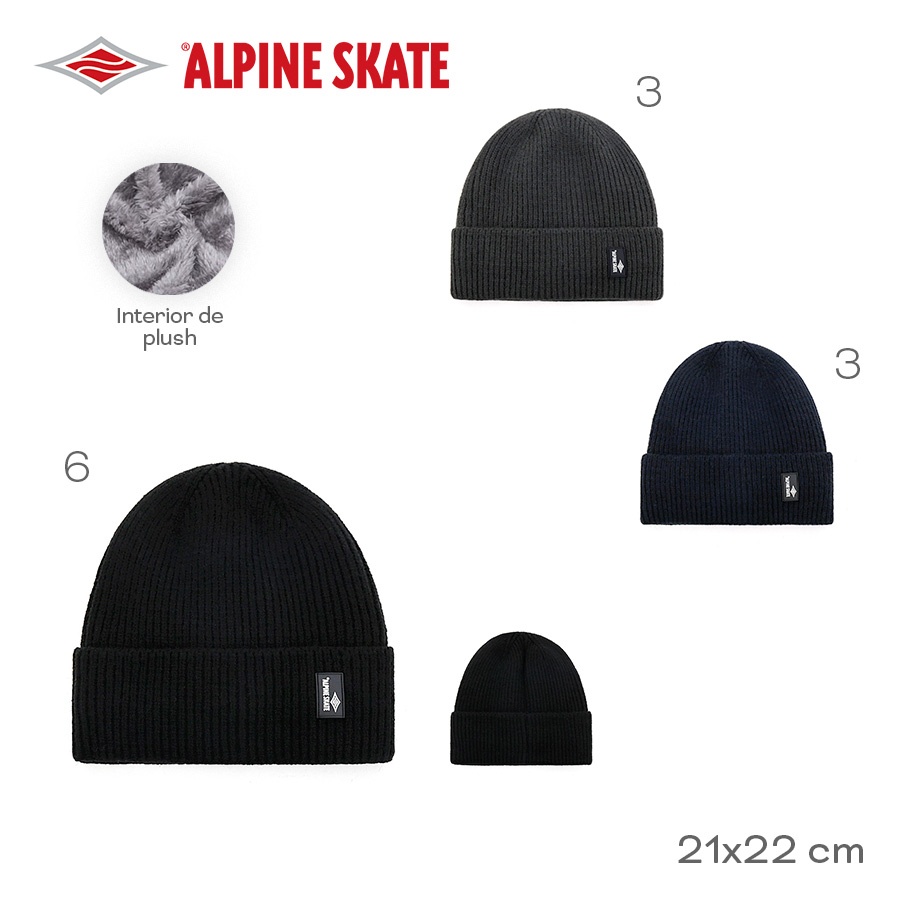 Gorros Alpine Skate Varios Colores 31095