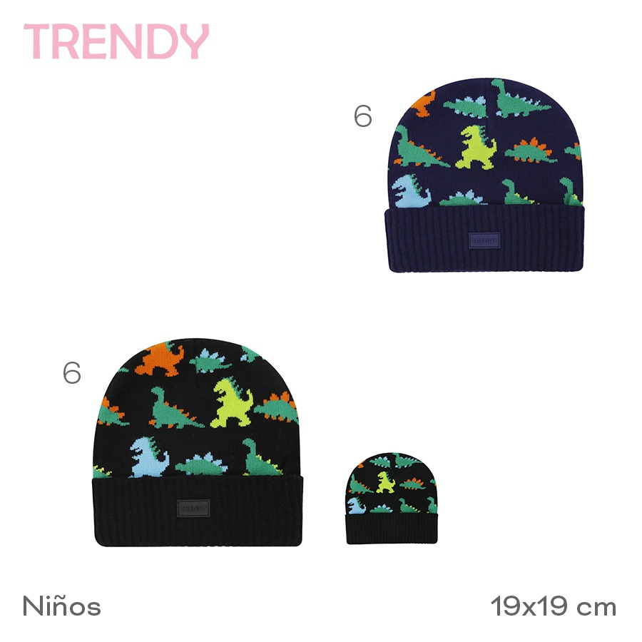 Gorro Infantil Trendy Varios Colores 31098