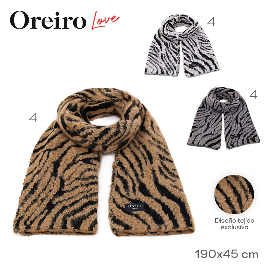 Bufanda Oreiro Love Varios Colores 31154