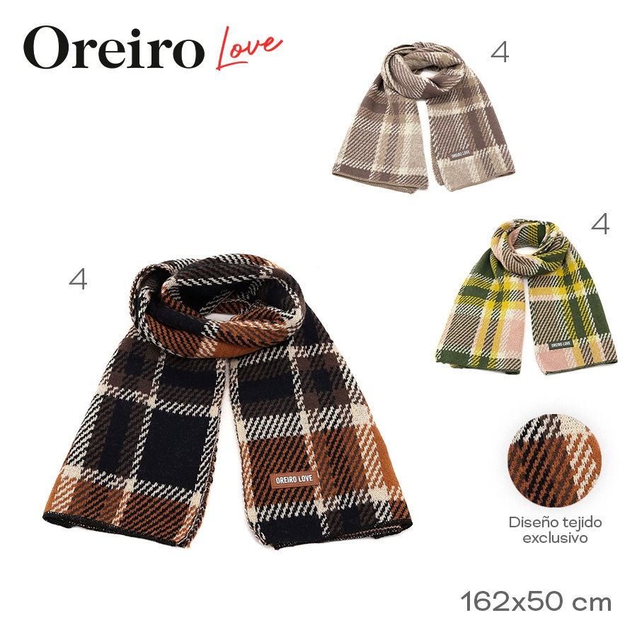 Bufanda Oreiro Love Varios Colores 31163