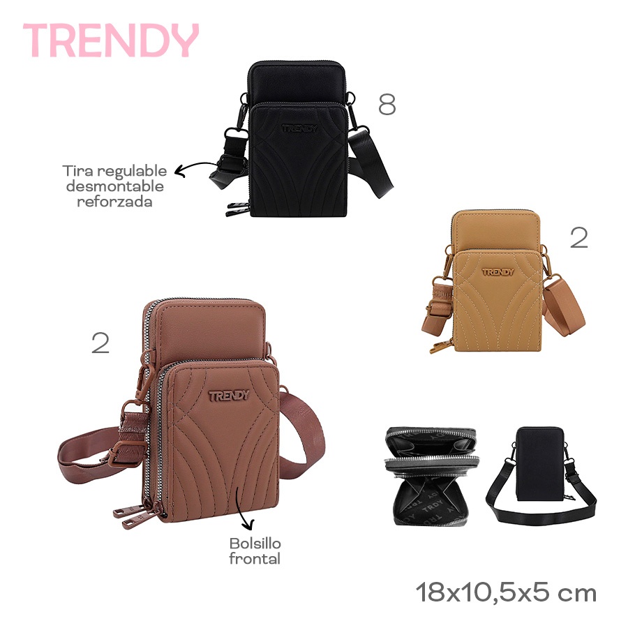 Phone Bag Trendy Negro 31191
