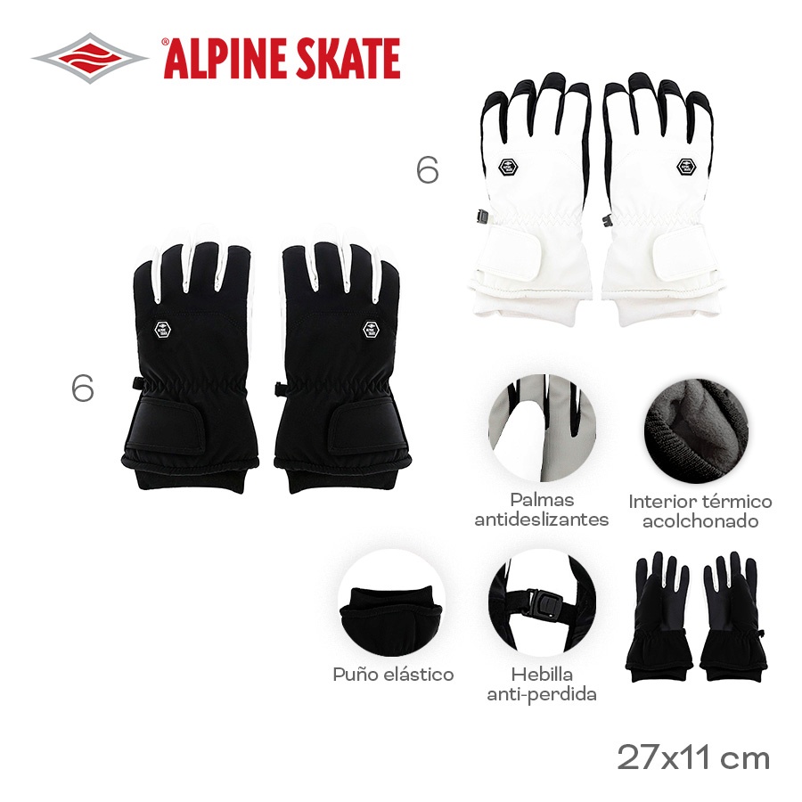 Guante Alpine Skate Varios Colores 31267