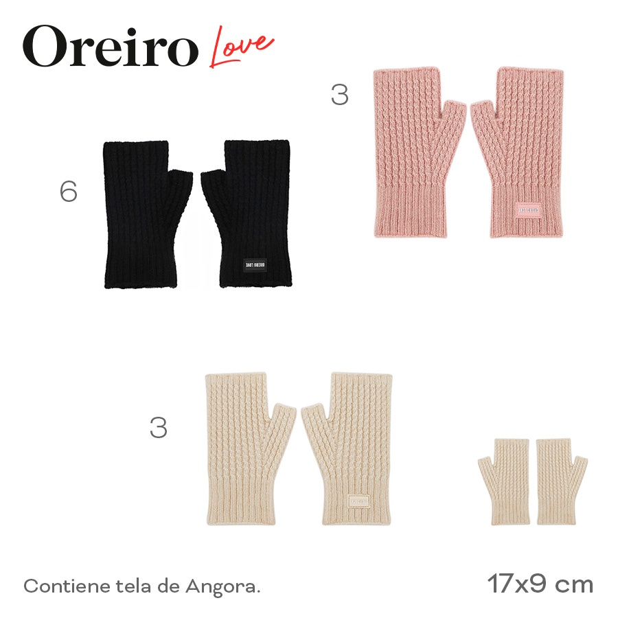 Guante Oreiro Love Varios Colores 31444