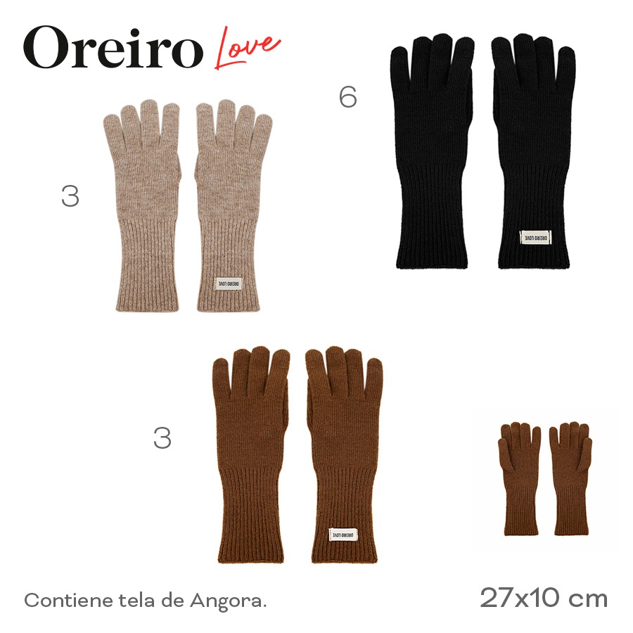 Guantes Las Oreiro Varios Colores 31446