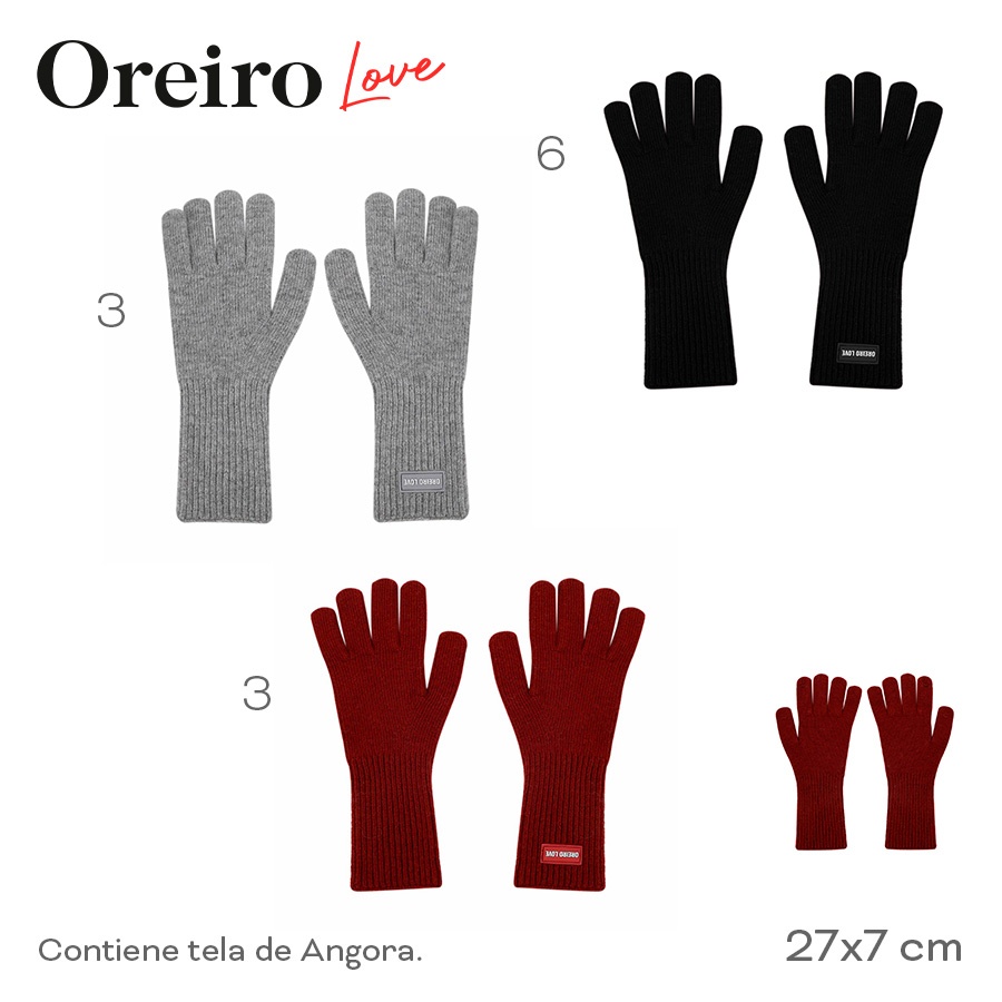 Guantes Las Oreiro Varios Colores 31450