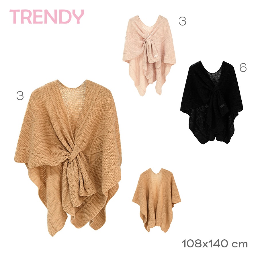 Ruana Trendy Varios Colores 31459