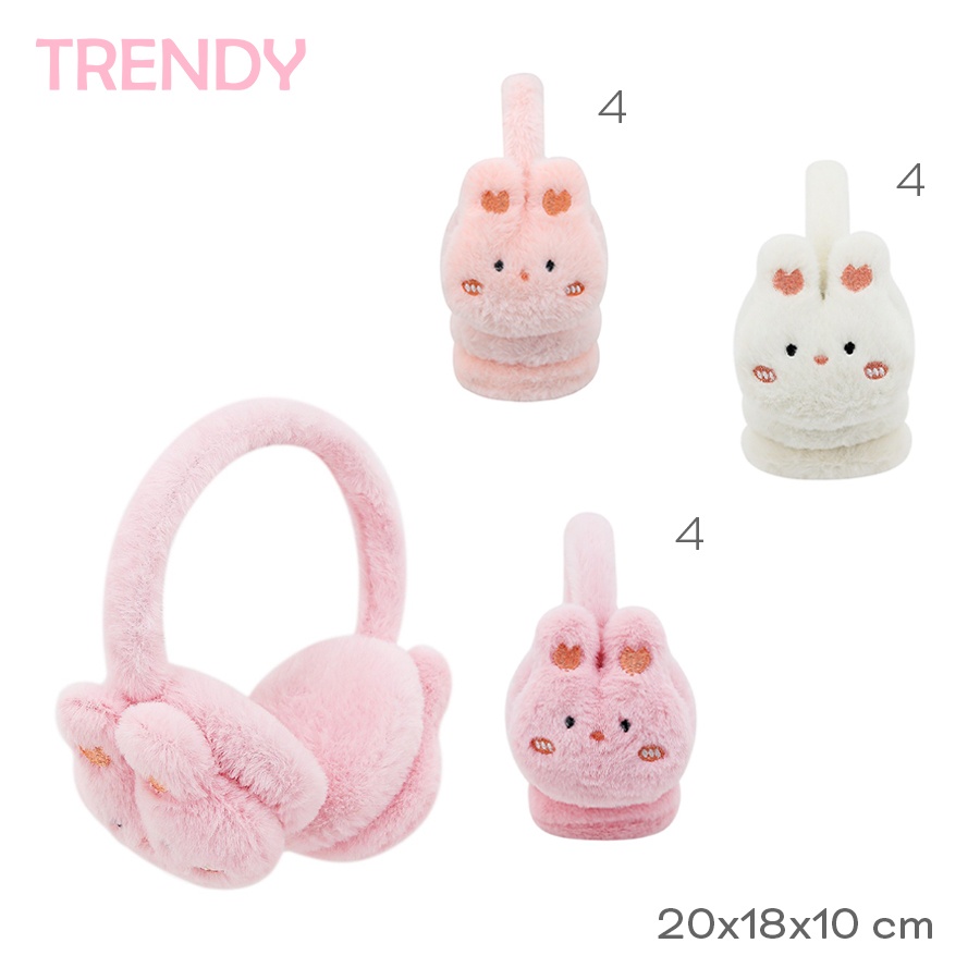 Orejeras Trendy Varios Colores 31465