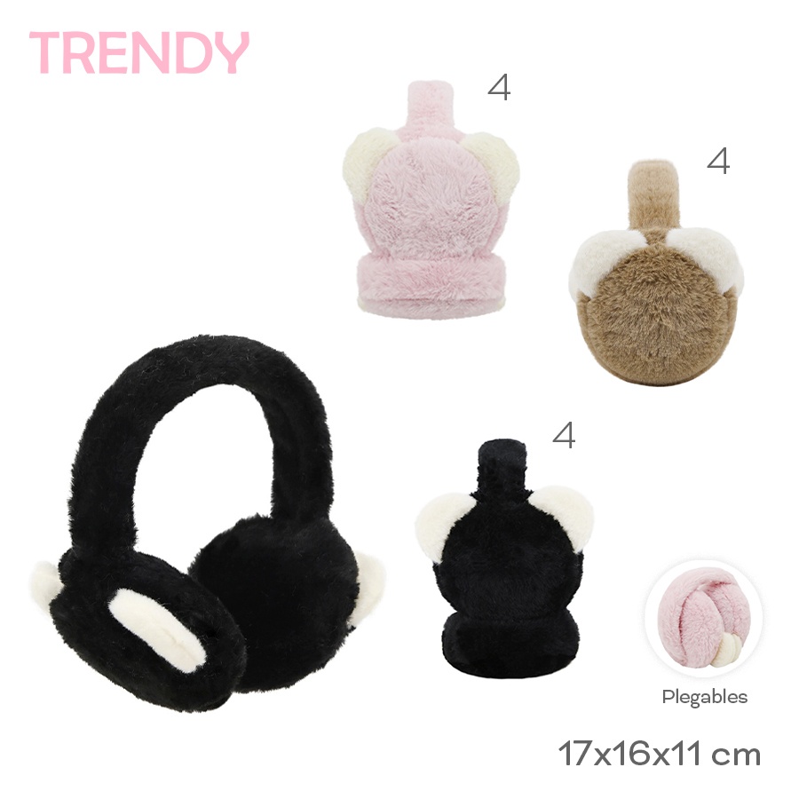 Orejeras Trendy Varios Colores 31470