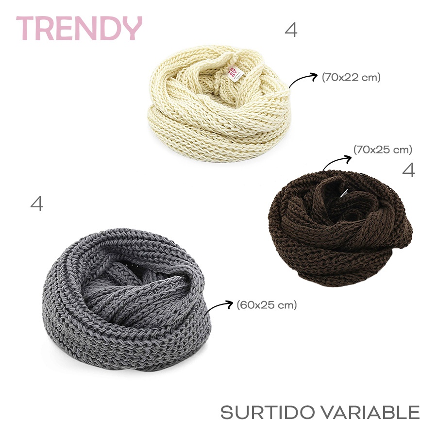 Cuello Trendy STK Varios Colores 31562