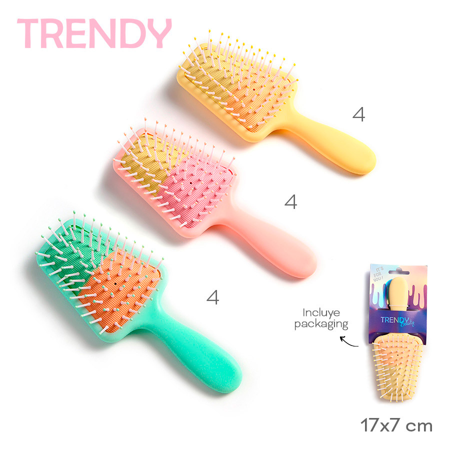 Cepillo Trendy Varios Colores 52994B