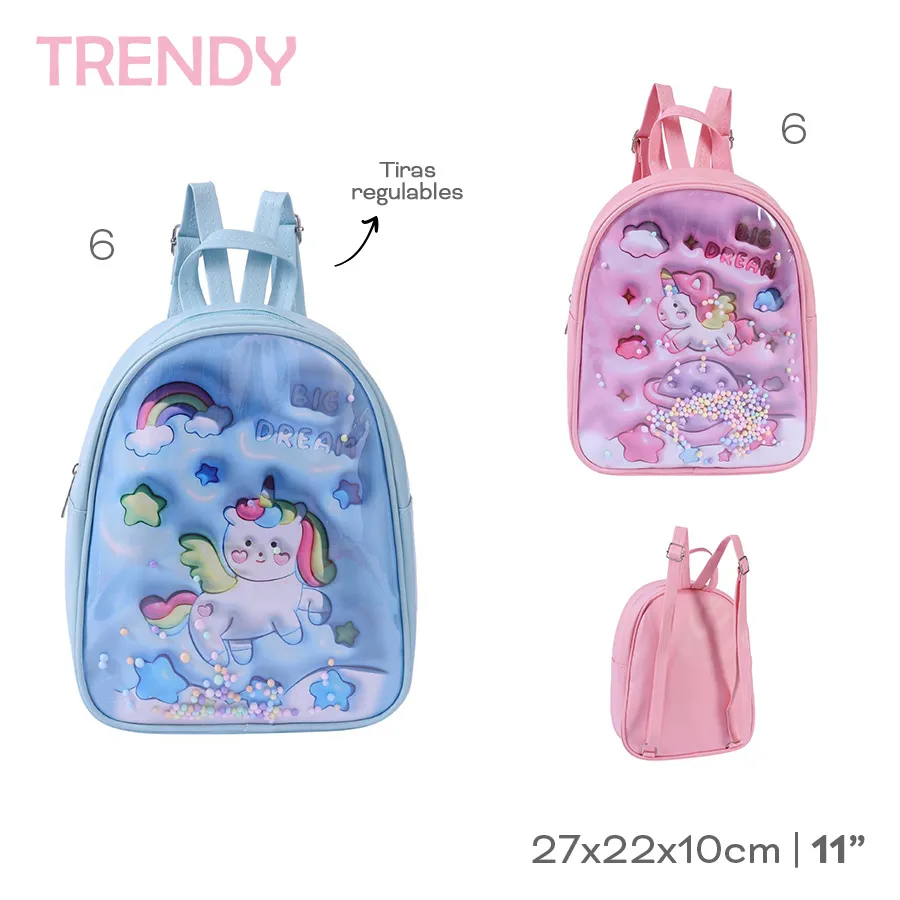 Mochila Infantil Trendy Varios Colores 53776