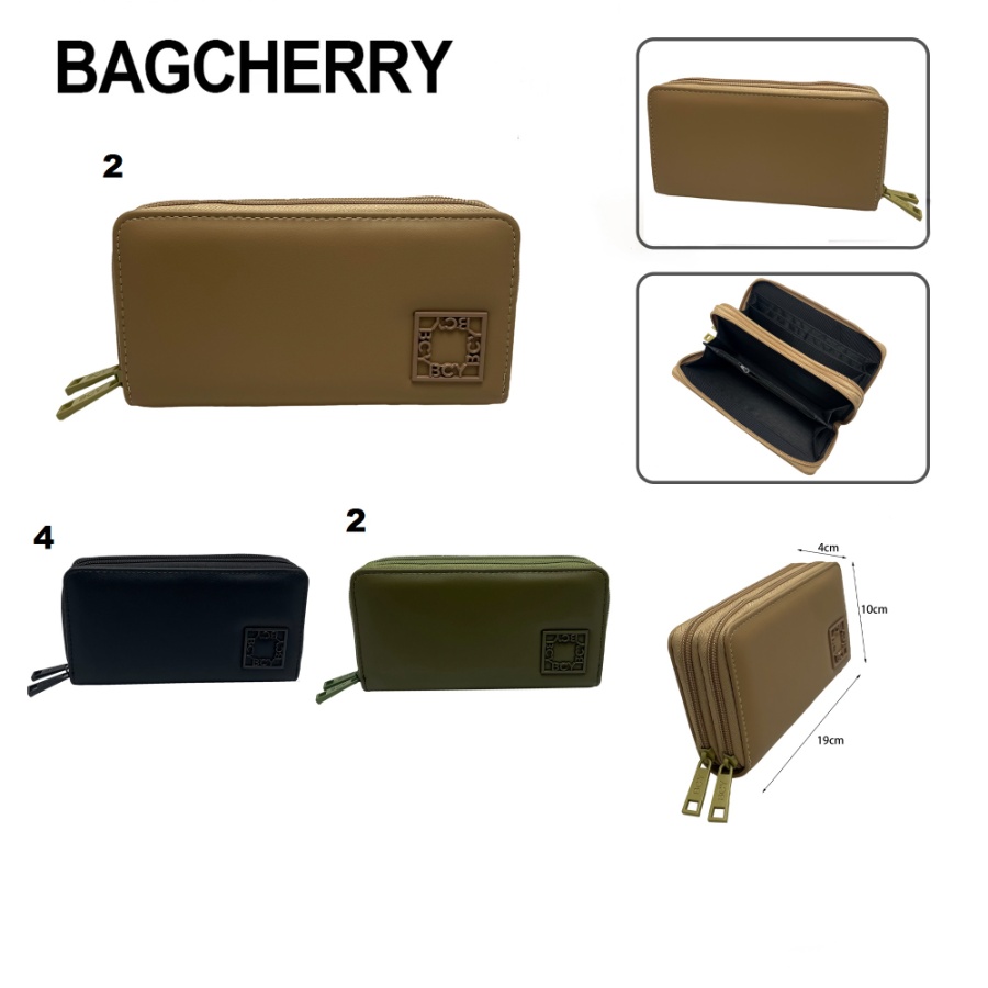 Billetera Doble Cierre Bagcherry Varios Colores 267053
