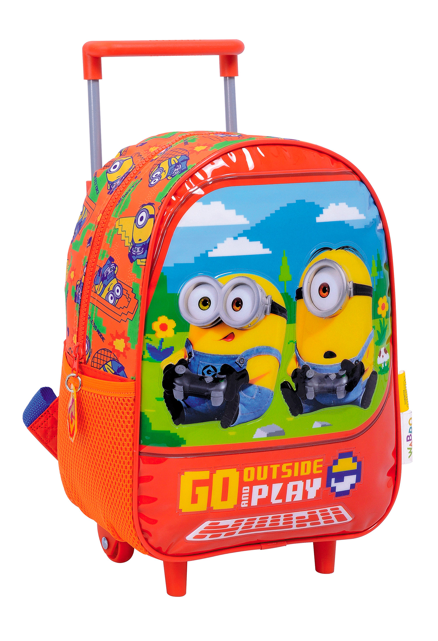Mochila Minions Carro 12 Wabro Varios Colores 77951