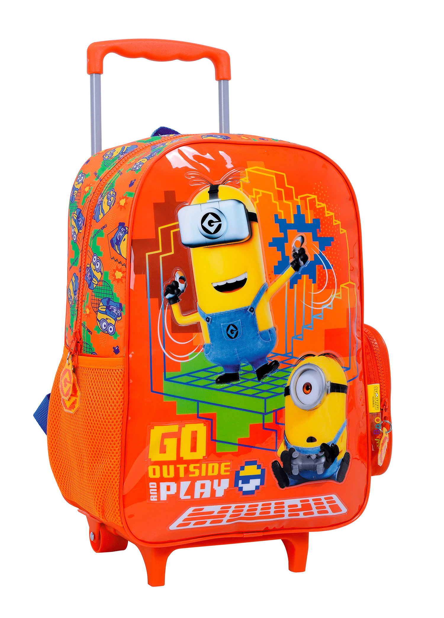 Mochila Minions Carro 16 Wabro Varios Colores 77953