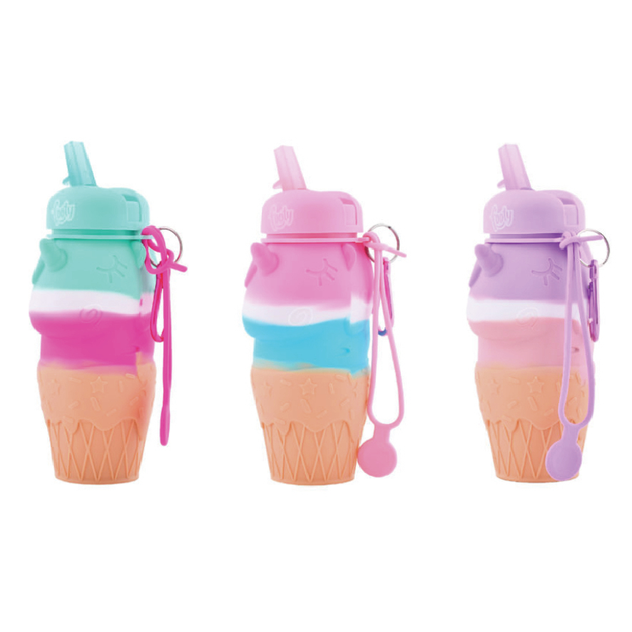 Botella De Silicona 500ml Footy Varios Colores BOT18