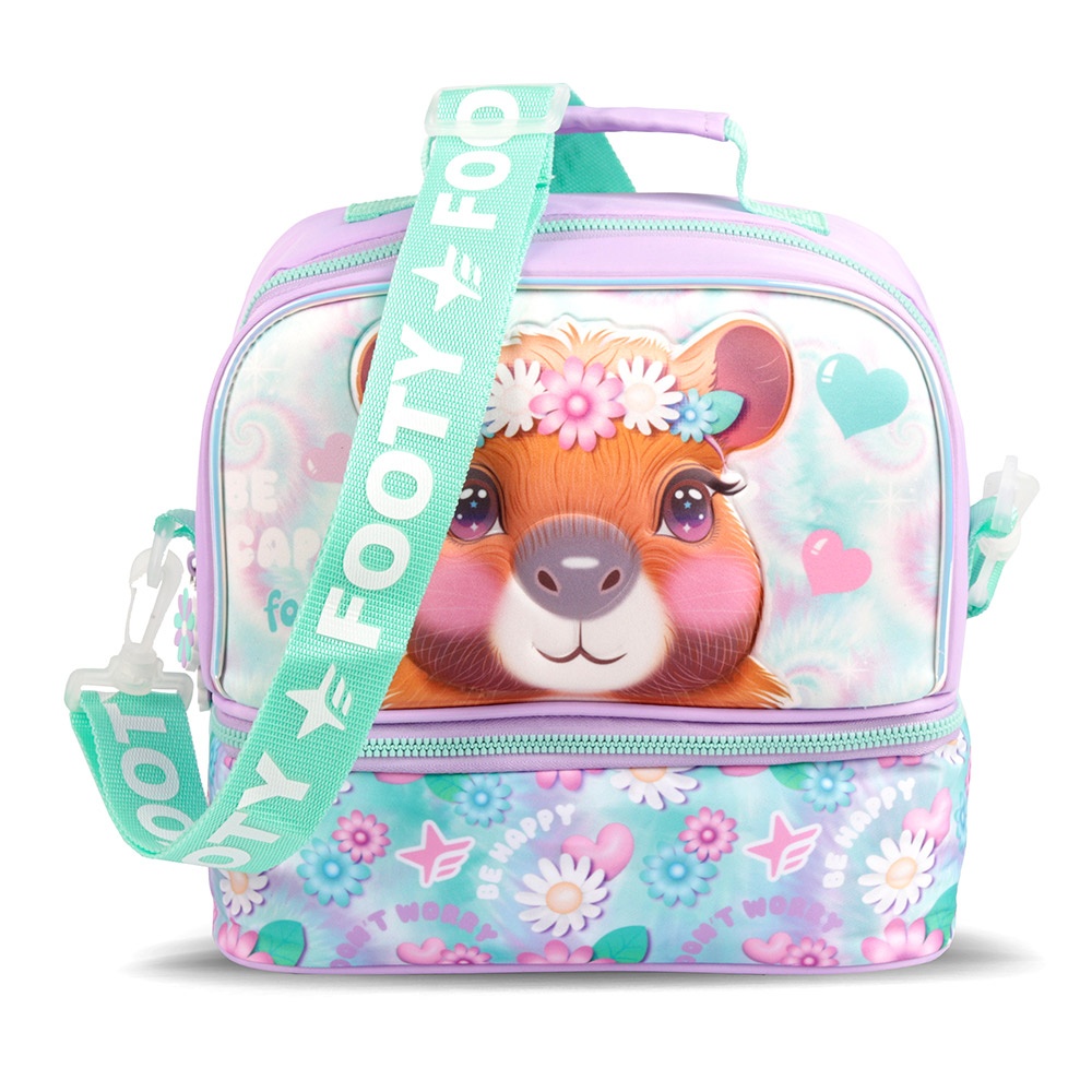 Lunchera Nena Capybag Footy Rosa F26365