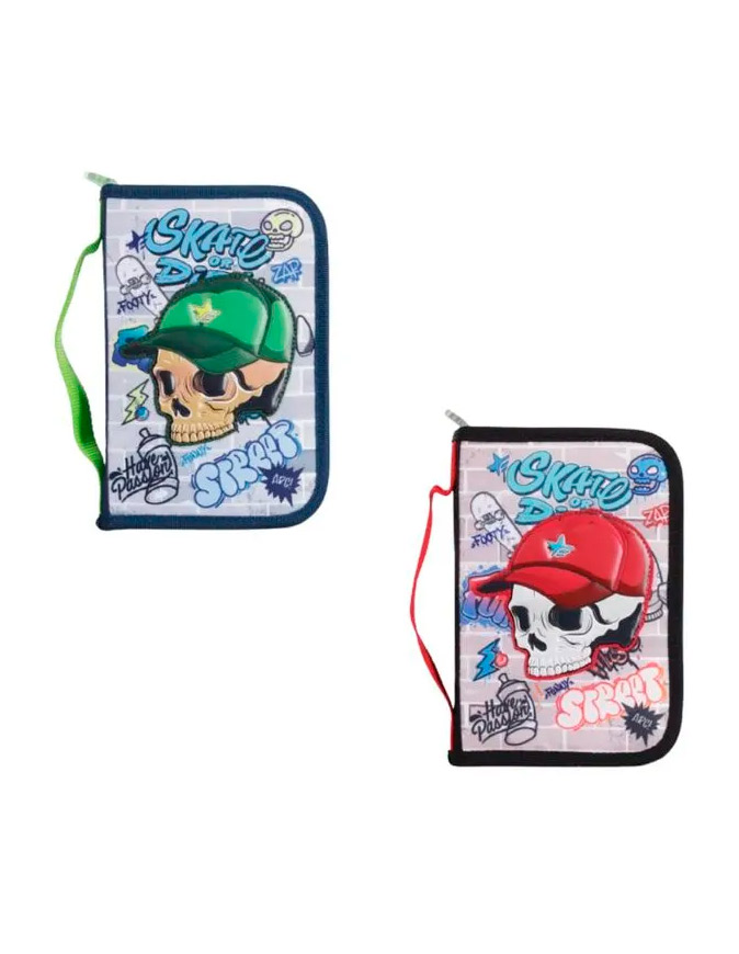 Cartuchera Rigida Con Interior Desplegable Footy Varios Colores F53074