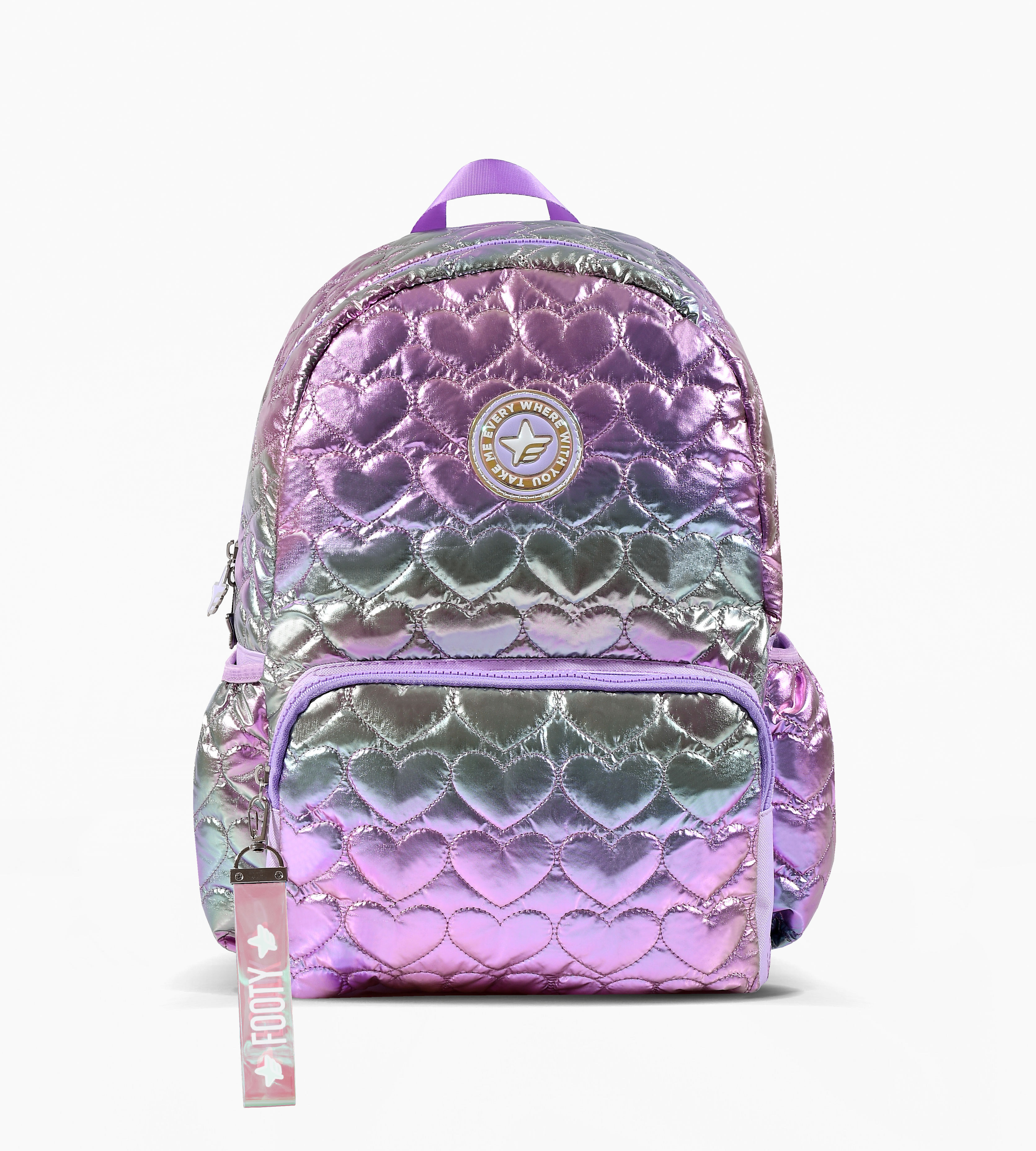 Mochila Puffer Footy Rosa FTY4014