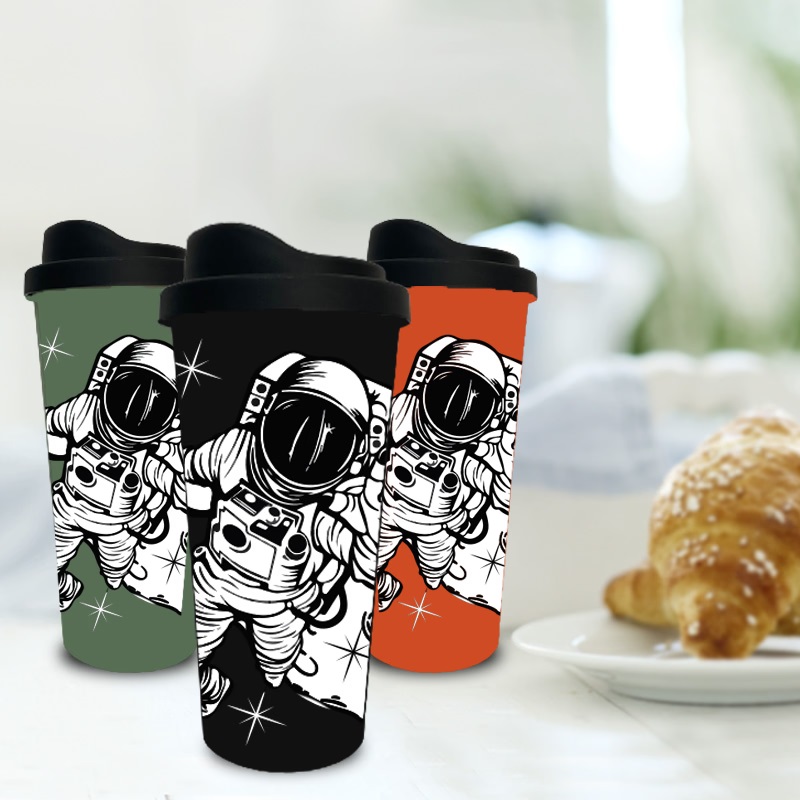 Vaso Cafe Lungo Gravity 500cc EnchÃºlate Varios Colores PLS158