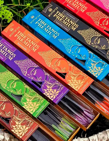 Tibetanos Premium x8 unid Aromanza Varios Colores 102T