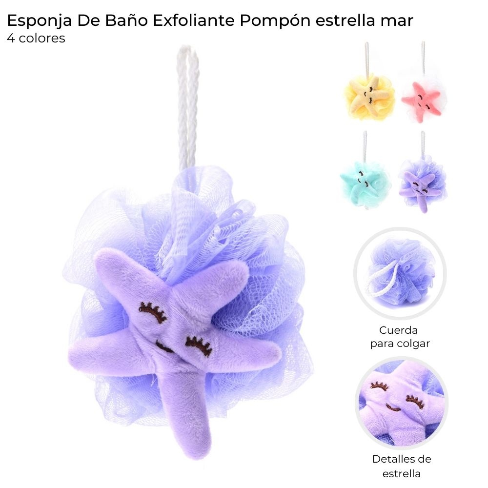 Esponja De Bano Exfoliante Skora Varios Colores 38935