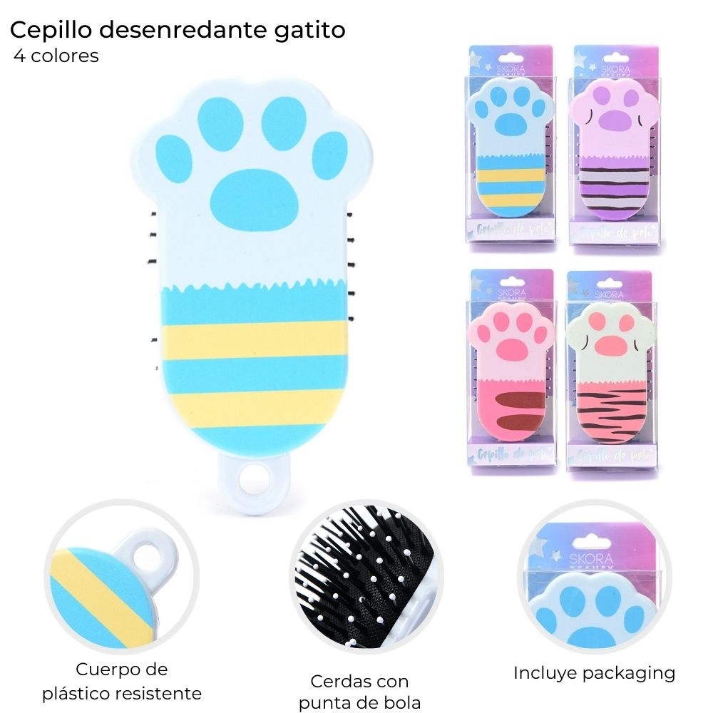 Cepillo Desenredante Skora Varios Colores 39033