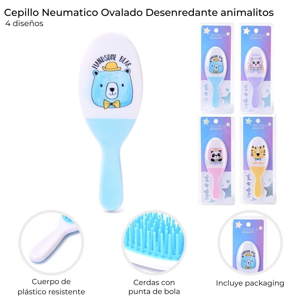 Cepillo Desenredante Skora Varios Colores 39059