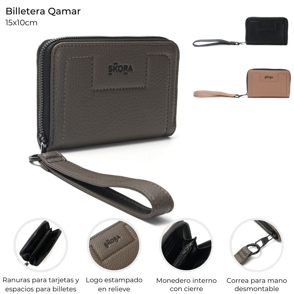 Billetera Qamar Skora Varios Colores 41673
