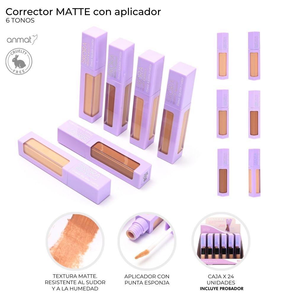 Corrector Matte Con Aplicador Skora Tono 6 41747