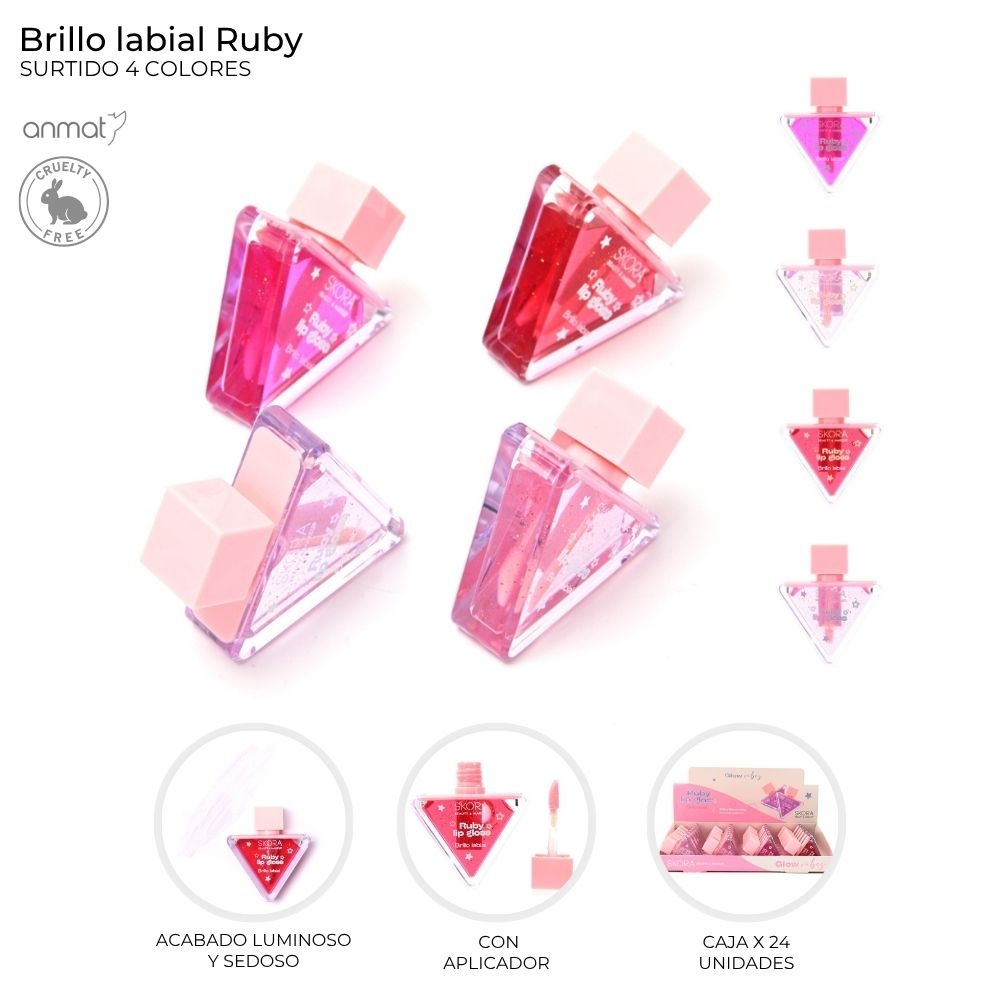 Brillo Labial Skora Varios Colores 41753