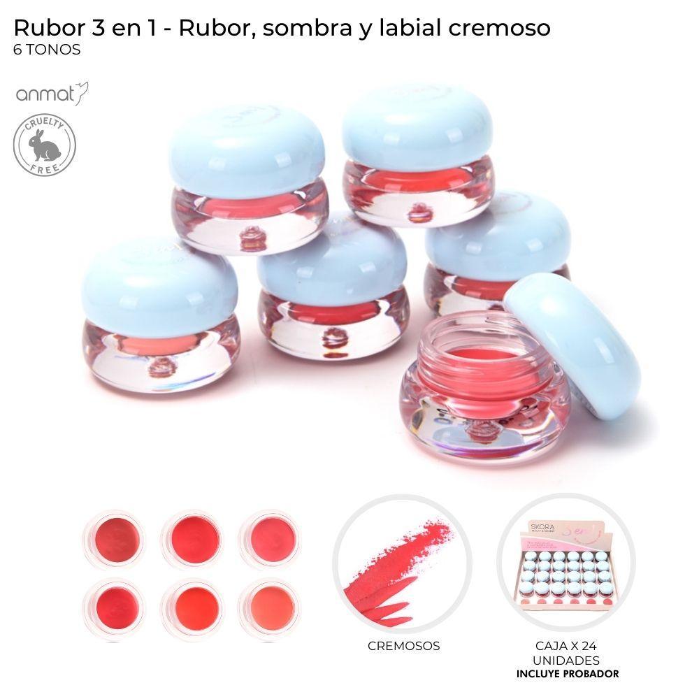Sombra y Labial Cremoso Skora Varios Colores 41779