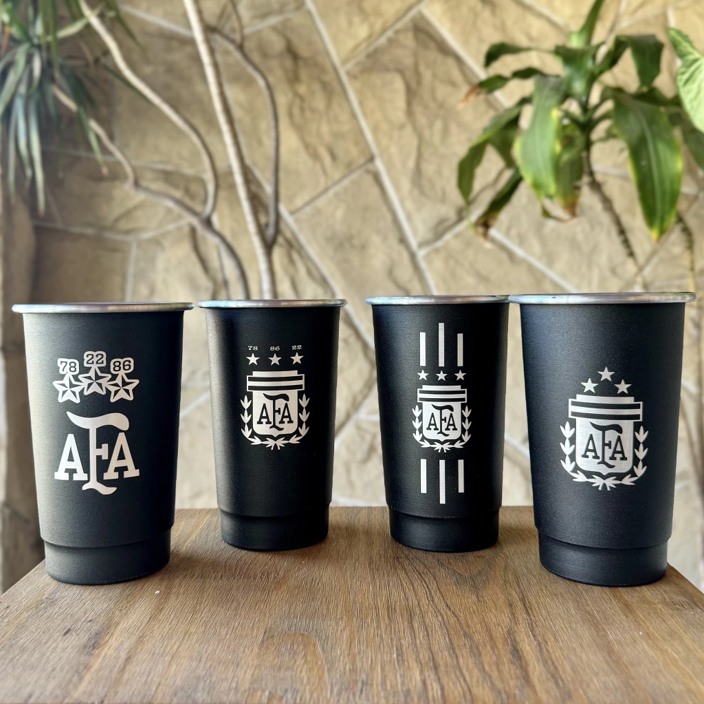 Vaso Fernetero Afa Negro 1000ML Tribu Matera Varios Colores 06