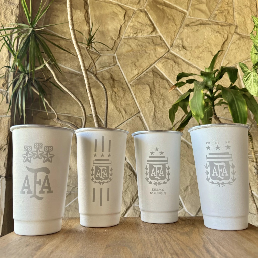 Vaso Fernetero Afa Blanco 1000ML Tribu Matera Varios Colores 07