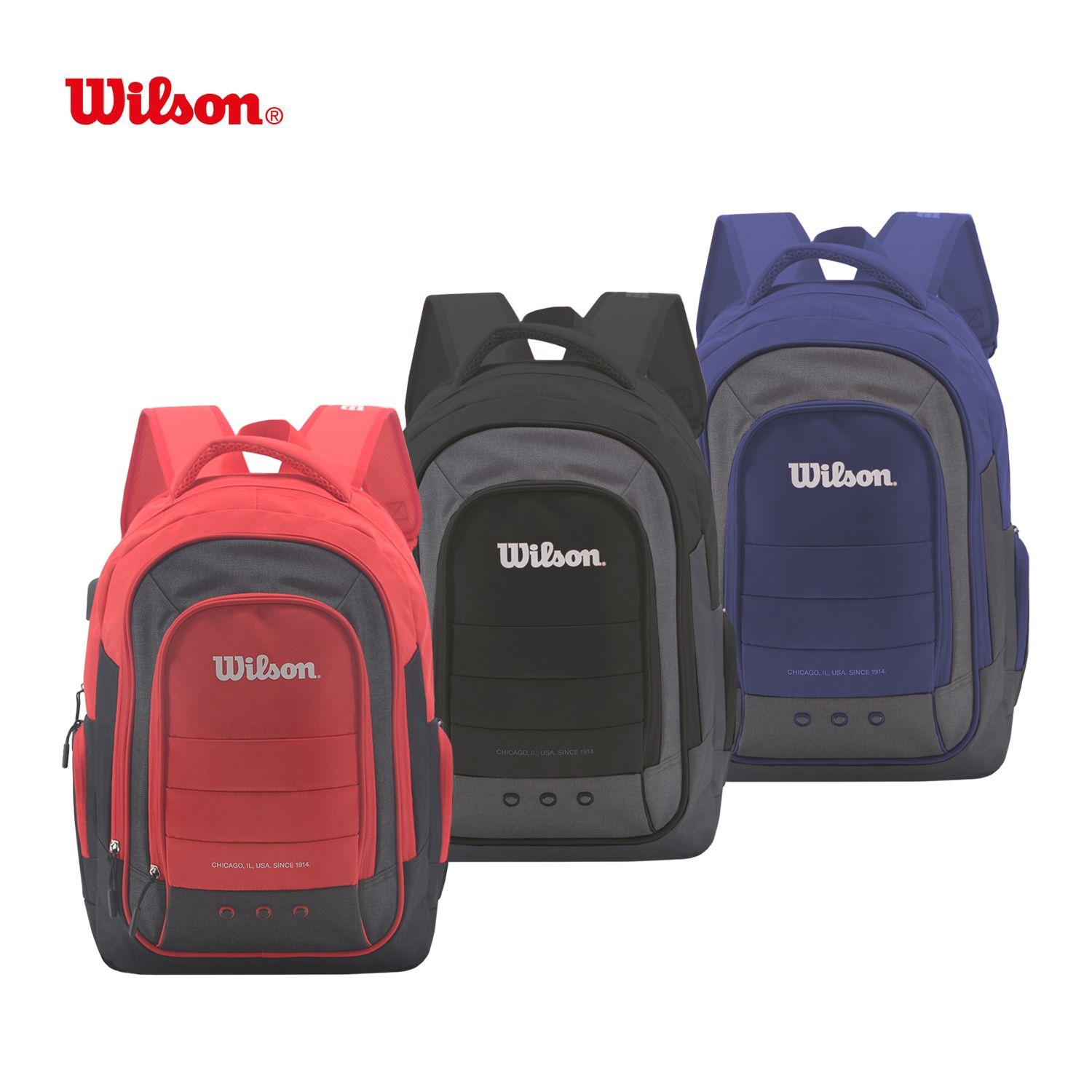 Mochila Open 18 Wilson Varios Colores 65.AN015