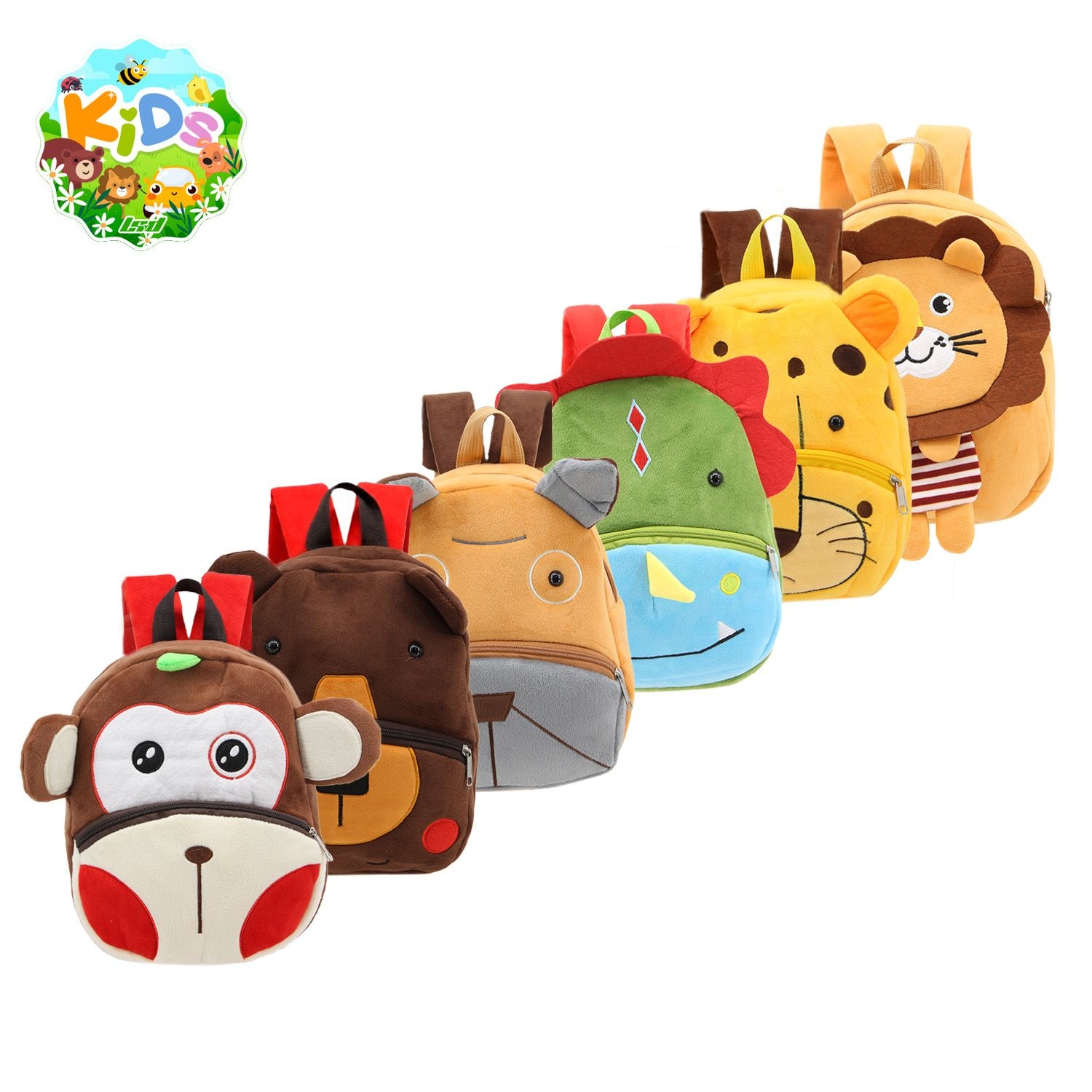 Mochila Animalitos 12 Lsyd Varios Colores 91.5900001