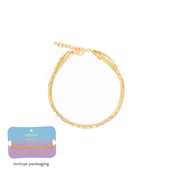 Pulsera Acero Trendy 16681