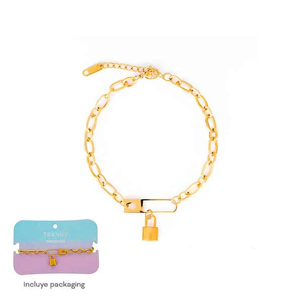 Pulsera Acero Trendy 16693
