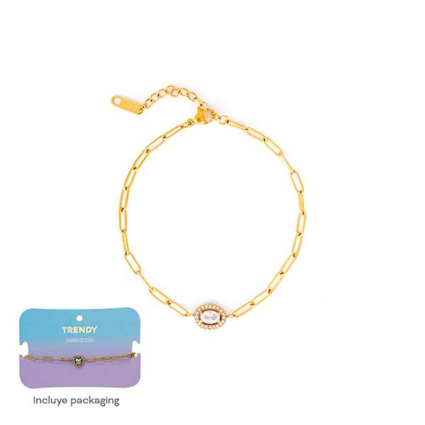 Pulsera Acero Trendy 16706
